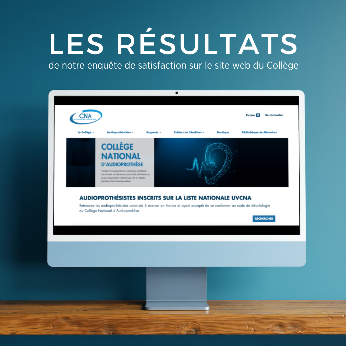 résultats site web