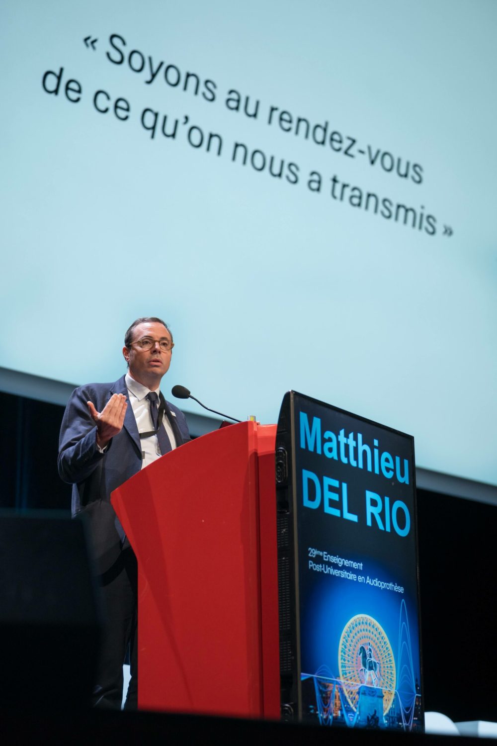Photo de Matthieu Del Rio à l'EPU 2025